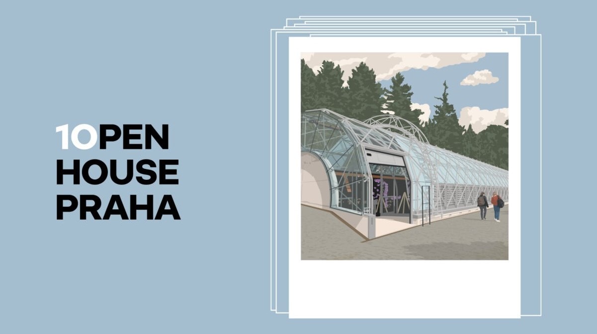 Plakát festivalu Open House Praha 2024.