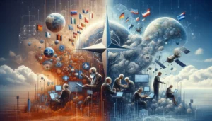 náhledová fotka zachycující téma vesmír, digitalizace, digitální vzdělávání seniorů, ČR v&nbsp;NATO, Copernicus a&nbsp;kyperšikanu